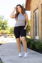 Load image into Gallery viewer, Ready to Ship | Black  BIKER SHORTS  - Luxe Leggings by Julia Rose®
