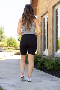 Ready to Ship | Black  BIKER SHORTS  - Luxe Leggings by Julia Rose®