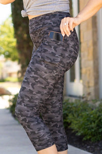 Ready to Ship | MAVERICK Camo CAPRI's  - Luxe Leggings by Julia Rose®