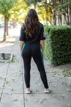 Load image into Gallery viewer, PreOrder | The Gracie- Green Panel Full Length Leggings Round 2
