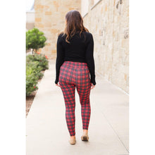 Load image into Gallery viewer, Ready to Ship  | The Holly Plaid Leggings ROUND 1

