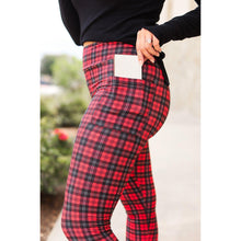 Load image into Gallery viewer, Ready to Ship  | The Holly Plaid Leggings ROUND 1
