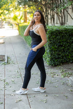 Load image into Gallery viewer, PreOrder | The Billie- Blue Panel Full Length Leggings
