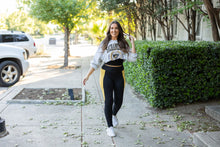 Load image into Gallery viewer, PreOrder | The Yasmine - Yellow Panel Full Length Leggings
