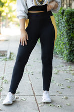 Load image into Gallery viewer, PreOrder | The Yasmine - Yellow Panel Full Length Leggings
