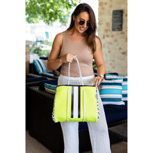 Load image into Gallery viewer, Ready to Ship | The Kerri - Neon Yellow Aztec Neoprene
