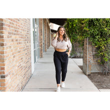Load image into Gallery viewer, Soft stretch harem joggers with High waistband pockets by Julia Rose
