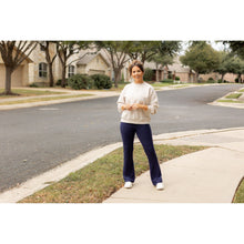 Load image into Gallery viewer, Ready to Ship | The Mila - 30"  NAVY Bootcut Leggings with Pockets*
