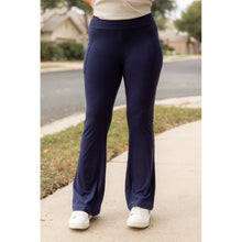Load image into Gallery viewer, Ready to Ship | The Mila - 30"  NAVY Bootcut Leggings with Pockets*
