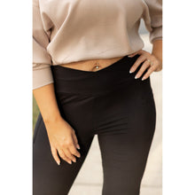 Load image into Gallery viewer, Ready to Ship | The Liz - Crossover 30"  Bootcut Leggings with Pockets
