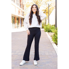 Load image into Gallery viewer, PreOrder | The Vanessa - 30” - Black Bootcut Leggings R4

