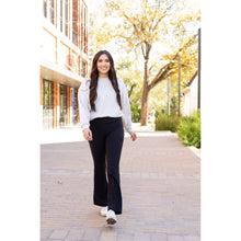Load image into Gallery viewer, Ready to Ship | The Vanessa - 30 inch Black Bootcut Leggings R3
