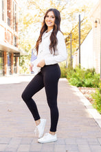 Load image into Gallery viewer, PreOrder  | BLACK FULL-LENGTH Leggings with POCKET - Luxe Leggings by Julia Rose® R4
