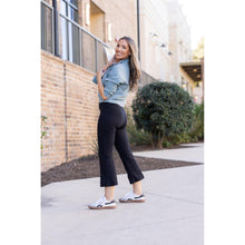 Load image into Gallery viewer, Kick Flare Leggings with buttery soft stretch fabric
