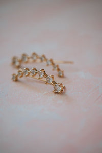 Bloom Ear Crawler in Gold Earrings