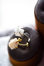 Load image into Gallery viewer, Millie Twist Natural Stone Open Size Ring
