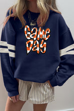 Load image into Gallery viewer, Navy Game Day Oversized Sweatshirt
