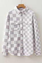 Load image into Gallery viewer, Checkerboard Button Up Shacket
