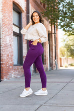 Load image into Gallery viewer, *Ready to Ship | The Kinsley Purple Full-Length Leggings - Luxe Leggings by Julia Rose®
