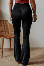 Load image into Gallery viewer, Criss Cross Waist Flared Leggings
