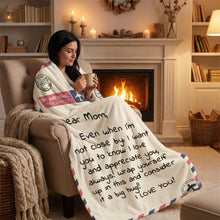 Load image into Gallery viewer, mothers day mom blanket 130x150 cm soft flannel throw best mom ever cozy mama blanket gift
