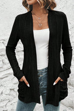 Load image into Gallery viewer, Black Ribbed Jacket

