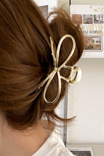 Load image into Gallery viewer, Gold Bow Hair Claw Clip
