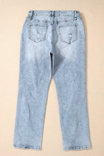 Load image into Gallery viewer, Delilah High Waist Frayed Hem Destructed Slim Jeans

