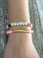 Load image into Gallery viewer, Heishi Bracelet Set "Worthy" Light Mauve
