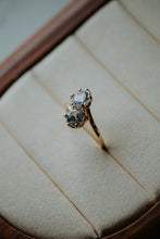 Load image into Gallery viewer, Milla Two-Stone Rose Gold Ring
