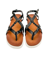 Load image into Gallery viewer, Sela Sandal in Black
