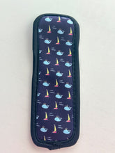 Load image into Gallery viewer, Neoprene Popsicle Holder “Whales &amp; Boats”
