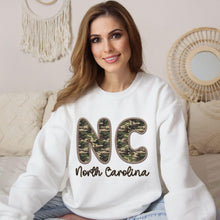 Load image into Gallery viewer, Camo State Sweatshirts Faux Embroidery Part 5
