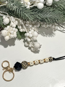 "Mama Leopard" Keychain