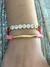 Load image into Gallery viewer, Heishi Bracelet Set "Grandma" Mauve
