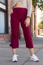 Load image into Gallery viewer, Ready to Ship | The Courtney - Maroon High Waisted Gaucho Pants - ROUND 2
