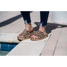Load image into Gallery viewer, Ready to Ship | Brown Leopard 2.0  Insanely Comfy -Beach or Casual Slides*
