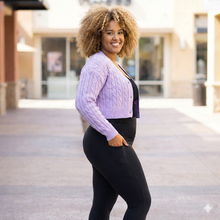 Load image into Gallery viewer, Buttery soft black leggings for women with high waistband
