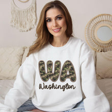 Load image into Gallery viewer, Camo State Sweatshirts Faux Embroidery Part 6
