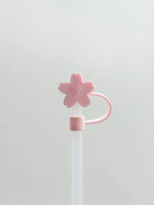 Straw Cover "Light Pink Cherry Blossom"