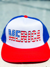 Load image into Gallery viewer, &quot;Merica&quot; Trucker Hat
