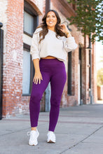 Load image into Gallery viewer, *Ready to Ship | The Kinsley Purple Full-Length Leggings - Luxe Leggings by Julia Rose®
