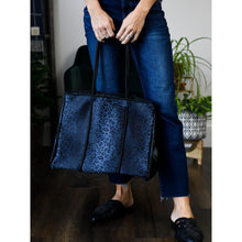 Load image into Gallery viewer, Ready To Ship | The Marissa - Black Leopard Neoprene Tote
