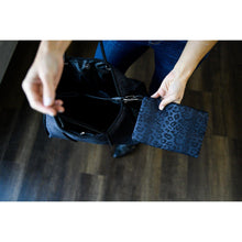 Load image into Gallery viewer, Ready To Ship | The Marissa - Black Leopard Neoprene Tote

