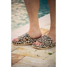 Load image into Gallery viewer, Ready to Ship | Brown Leopard 2.0  Insanely Comfy -Beach or Casual Slides*

