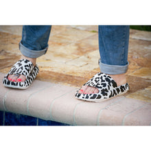 Load image into Gallery viewer, Ready to Ship | White Leopard Insanely Comfy -Beach or Casual Slides

