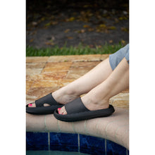 Load image into Gallery viewer, Ready to Ship | Black Insanely Comfy -Beach or Casual Slides
