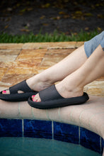 Load image into Gallery viewer, PreOrder | Black Insanely Comfy -Beach or Casual Slides
