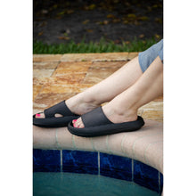 Load image into Gallery viewer, Ready to Ship | Black Insanely Comfy -Beach or Casual Slides
