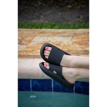 Load image into Gallery viewer, Ready to Ship | Black Insanely Comfy -Beach or Casual Slides

